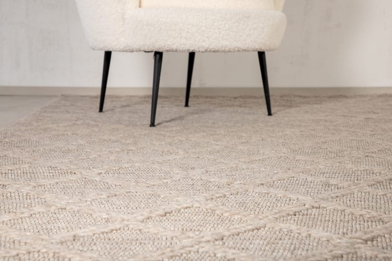 Cloudy Ullmatta 160x230 cm - Beige - Textil & mattor - Matta - Modern matta - Ullmatta