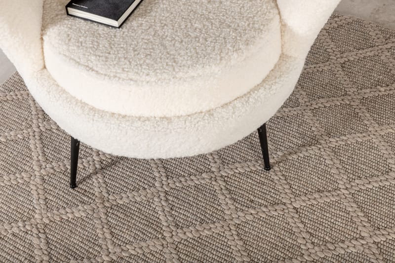 Cloudy Ullmatta 160x230 cm - Beige - Textil & mattor - Matta - Modern matta - Ullmatta