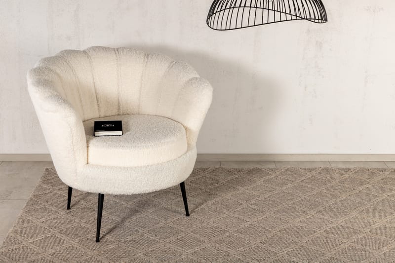 Cloudy Ullmatta 160x230 cm - Beige - Textil & mattor - Matta - Modern matta - Ullmatta