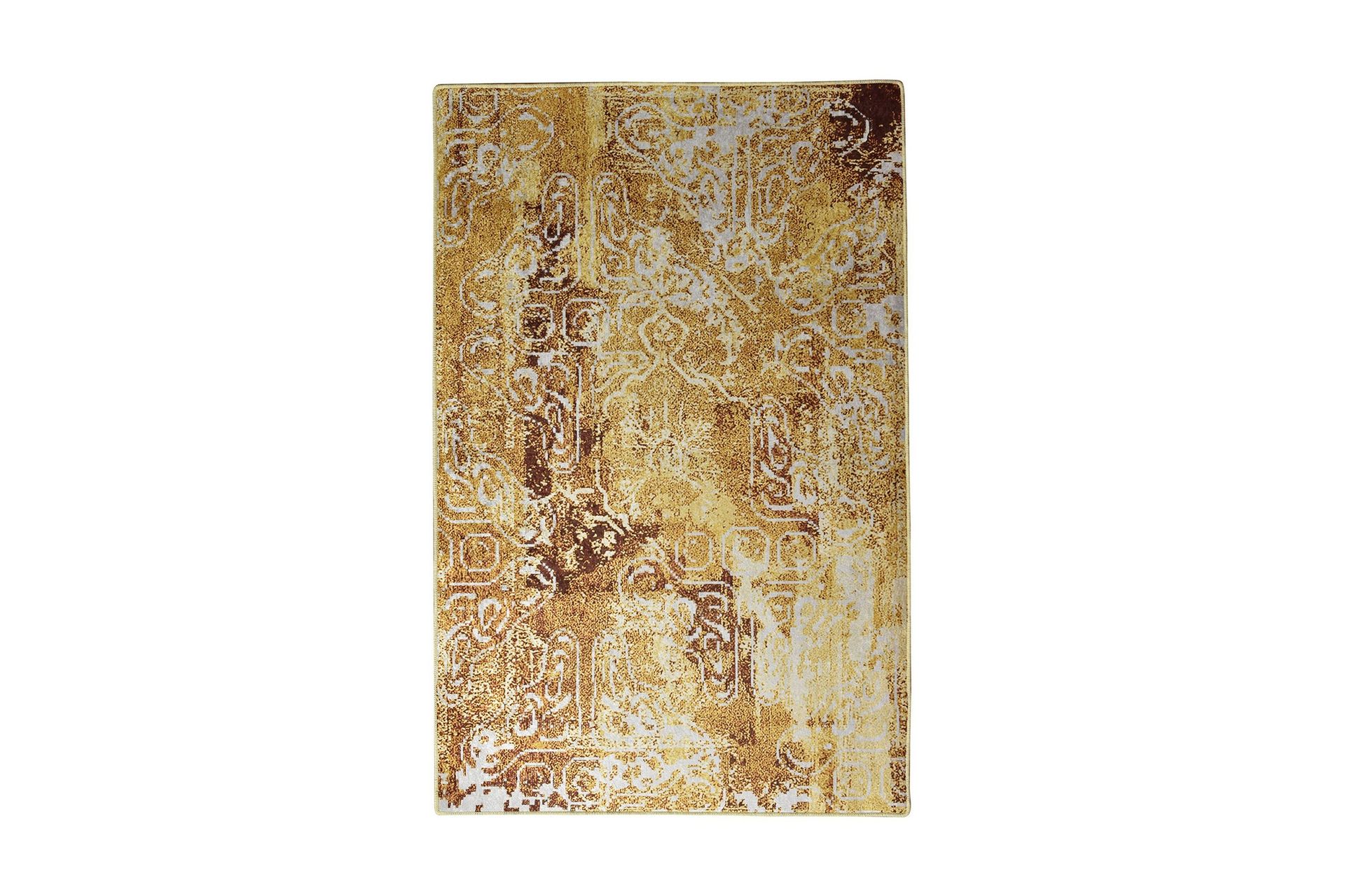 Fabrony Matta 160x230 cm - Senap/Sammet