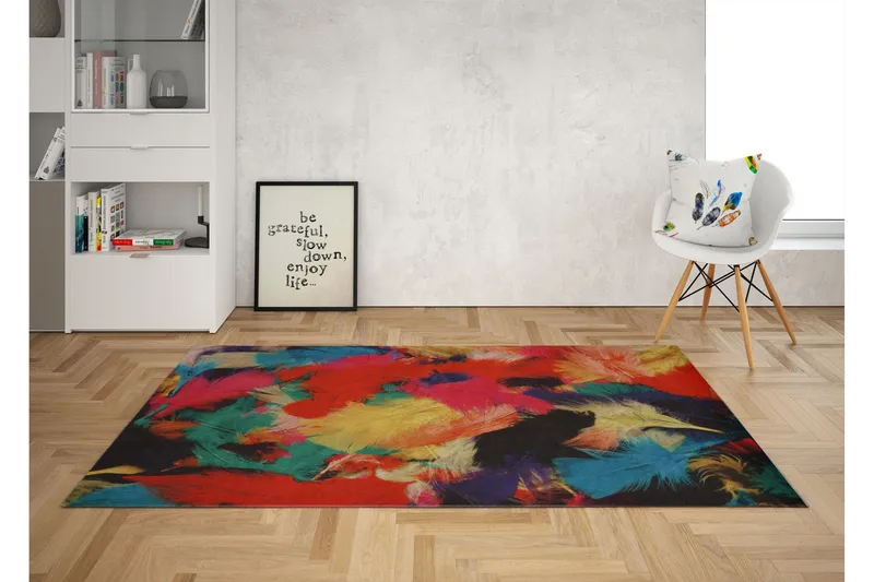 Gulhan Matta 160x230 cm - Flerfärgad - Textil & mattor - Matta