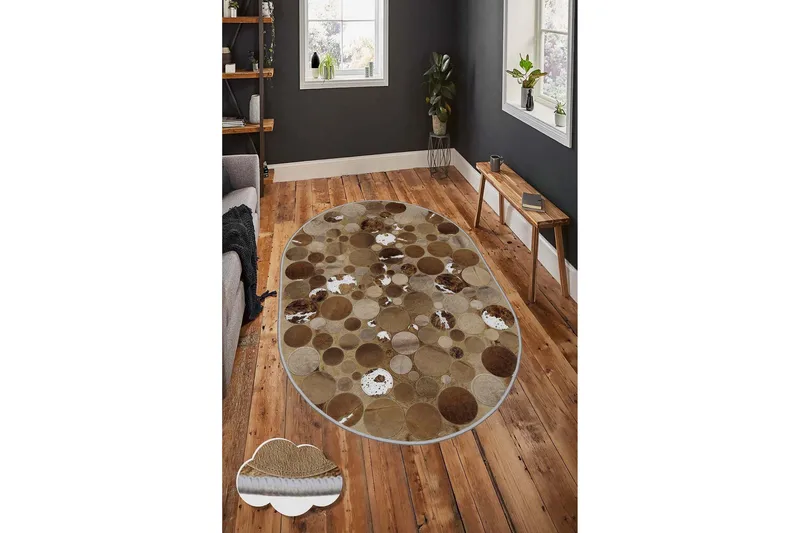 Homefesto Matta 160x230 cm - Multifärgad - Textil & mattor - Matta - Modern matta - Wiltonmatta