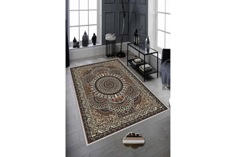 Homefesto Matta 160x230 cm - Multifärgad - Textil & mattor - Matta - Modern matta - Wiltonmatta