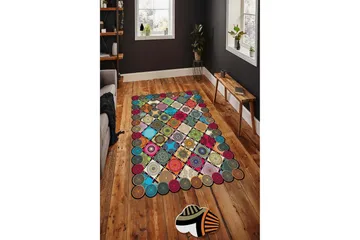 Homefesto Matta 180x280 cm - Multifärgad - Textil & mattor - Matta - Modern matta - Wiltonmatta