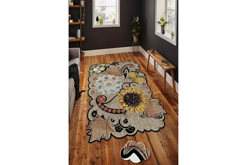 Homefesto Matta 180x280 cm - Multifärgad - Textil & mattor - Matta - Modern matta - Wiltonmatta