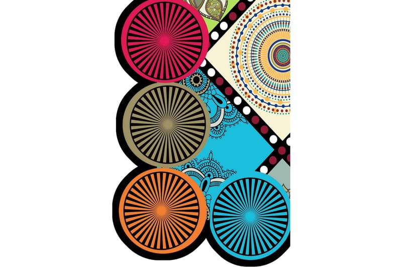 Homefesto Matta 180x280 cm - Multifärgad - Textil & mattor - Matta - Modern matta - Wiltonmatta