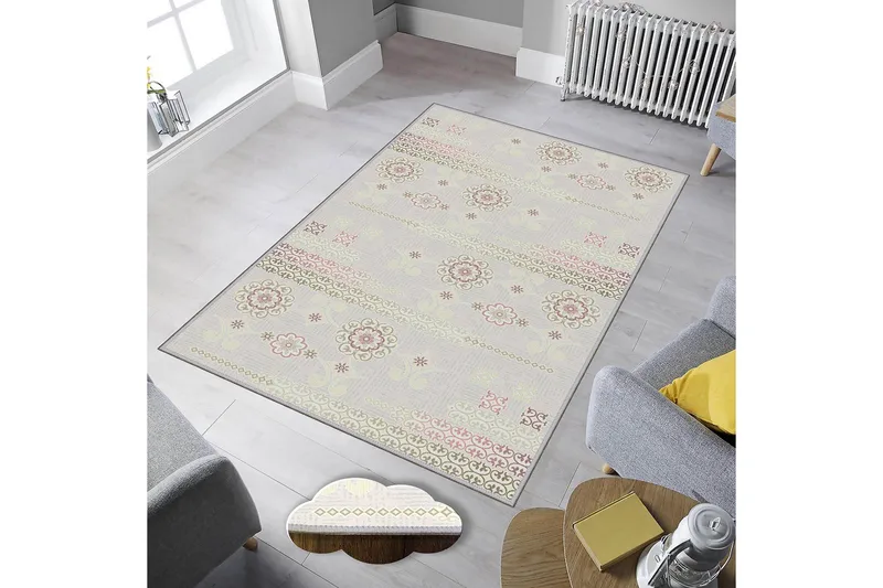 Homefesto Matta 80x120 cm - Multifärgad - Textil & mattor - Matta - Modern matta - Wiltonmatta