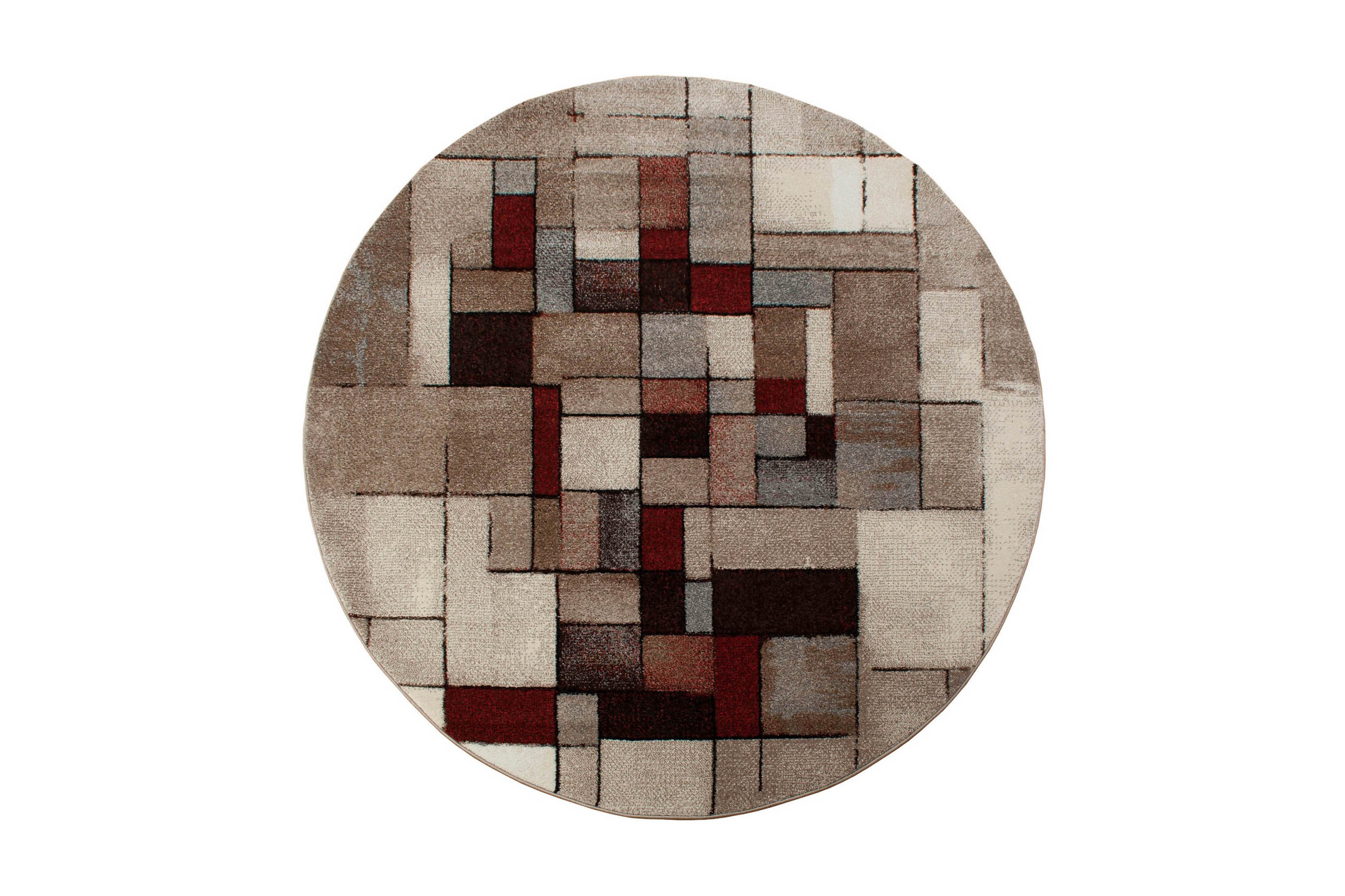 London Friezematta Rund 200 Brun