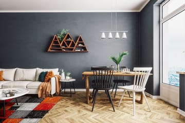 London Square Friezematta 240x340 - Röd/Orange - Textil & mattor - Matta - Modern matta - Wiltonmatta