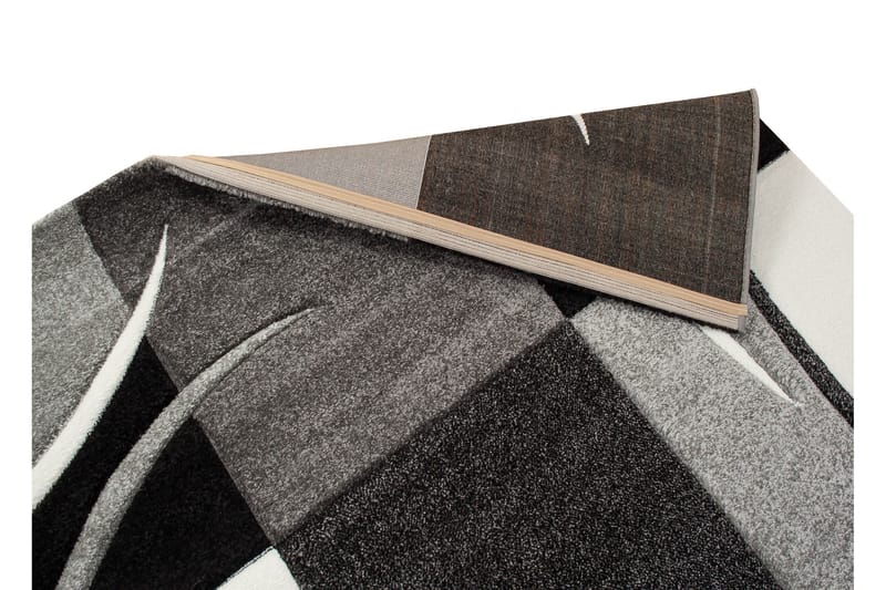 London Patch Friezematta 80x350 - Svart - Textil & mattor - Matta - Modern matta - Wiltonmatta