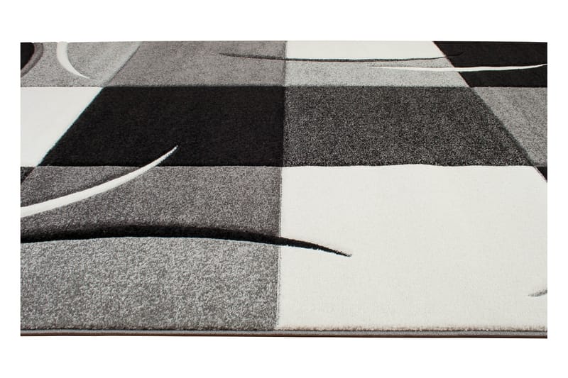 London Patch Friezematta 80x250 - Svart - Textil & mattor - Matta - Modern matta - Friezematta