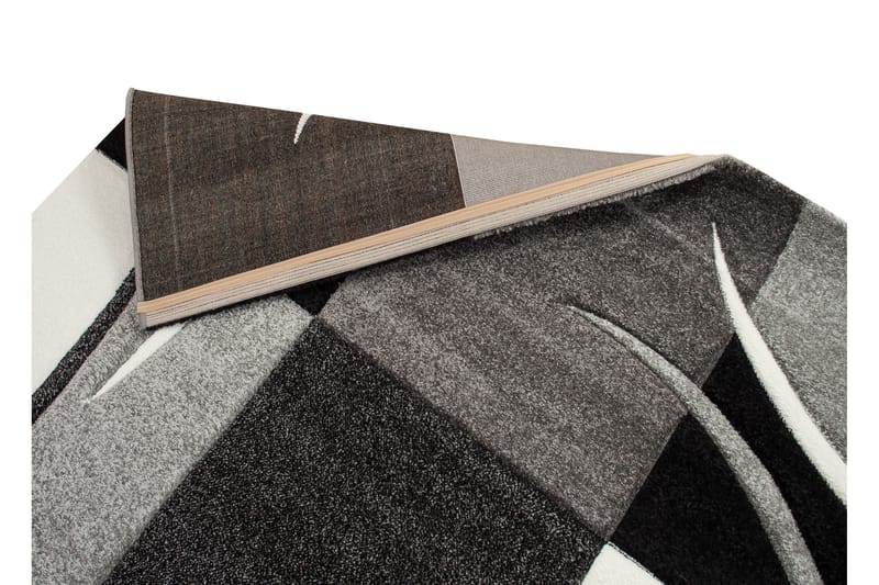London Patch Friezematta 80x250 - Svart - Textil & mattor - Matta - Modern matta - Friezematta