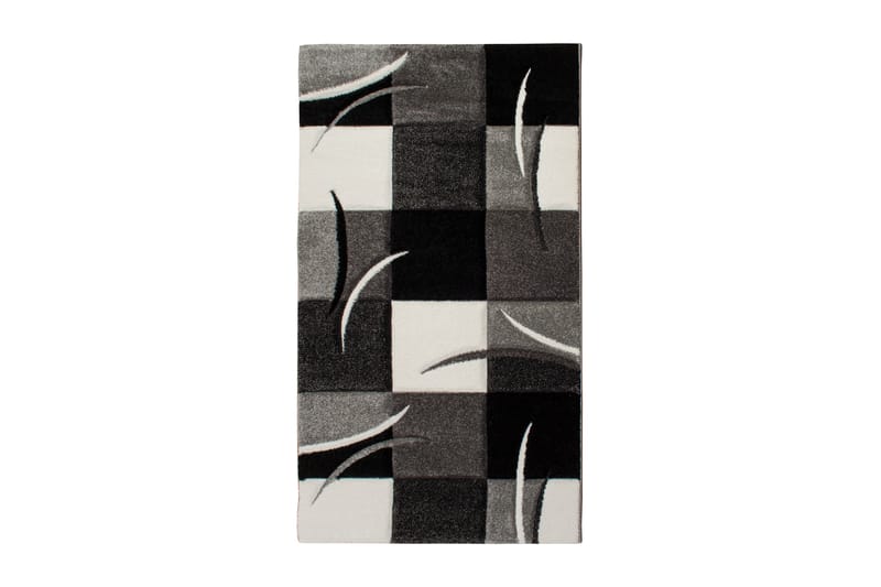 London Patch Friezematta 80x250 - Svart - Textil & mattor - Matta - Modern matta - Friezematta