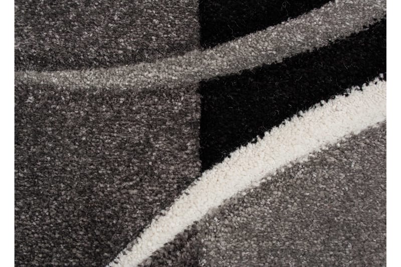 London Patch Friezematta Rund 200 - Svart - Textil & mattor - Matta - Stor matta