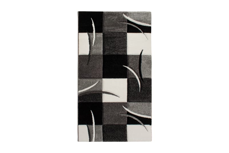 London Patch Friezematta 80x350 - Svart - Textil & mattor - Matta - Modern matta - Friezematta