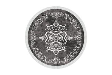 Matta Alanur Home 180 cm Rund - Grå/Vit - Textil & mattor - Matta - Stor matta