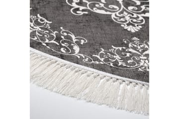Matta Alanur Home 180 cm Rund - Grå/Vit - Textil & mattor - Matta - Stor matta
