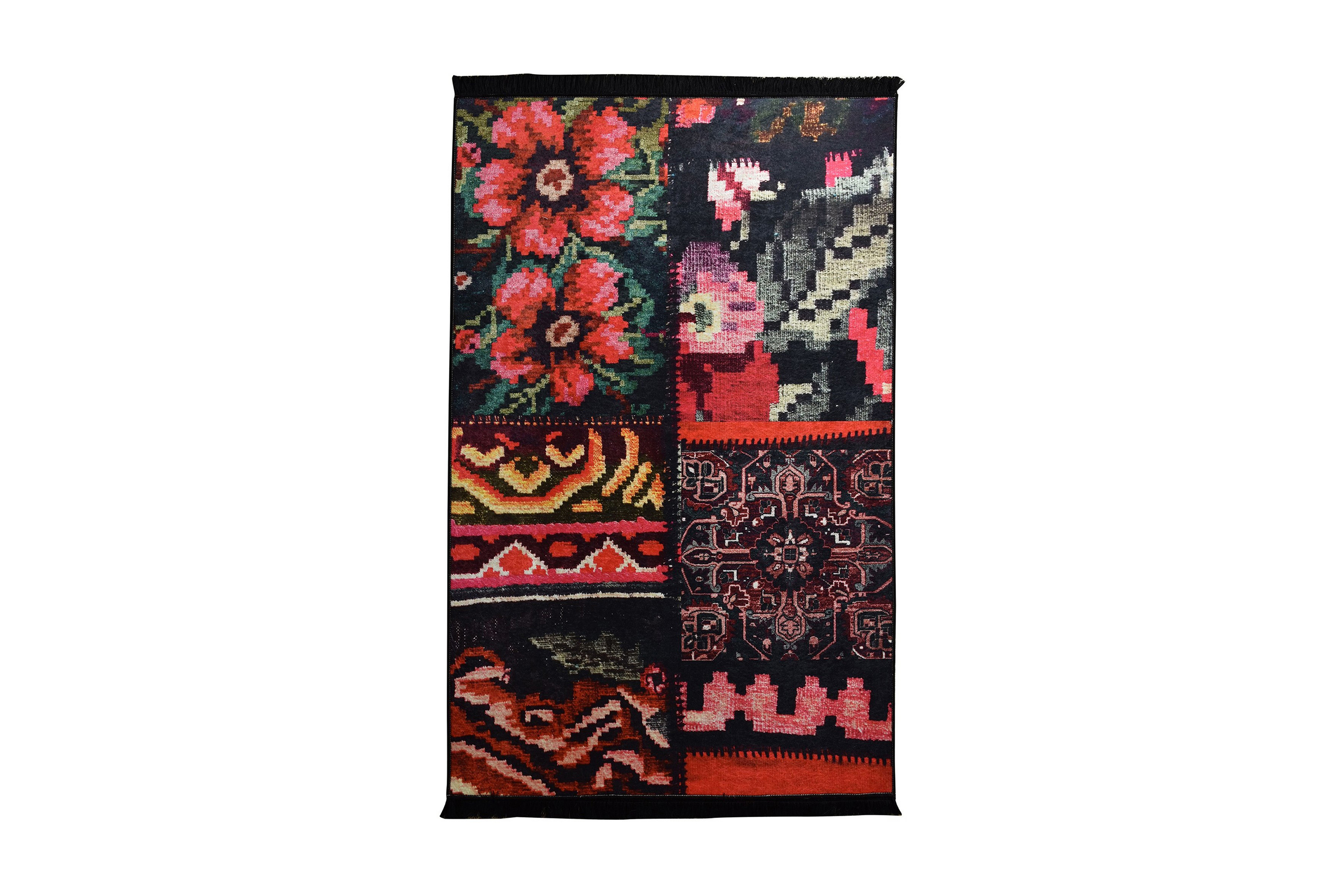Matta Blush 160x230 cm Flerfärgad/Sammet