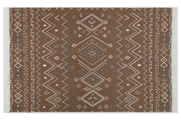 Matta Caleban 160x230 cm - Beige/Blå/Vit/Bomull - Textil & mattor - Matta - Stor matta
