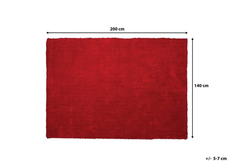 Matta Demre 140x200 cm - Röd - Textil & mattor - Matta - Stor matta