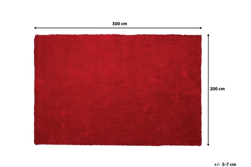 Matta Demre 200x300 cm - Röd - Textil & mattor - Matta - Stor matta