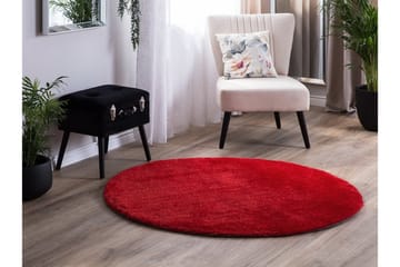 Matta Demre Rund 140 cm - Röd - Textil & mattor - Matta - Stor matta