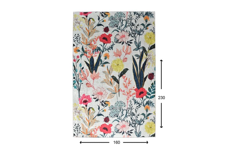 Matta Derosa 160x230 cm - Flerfärgad/Sammet - Textil & mattor - Matta - Stor matta