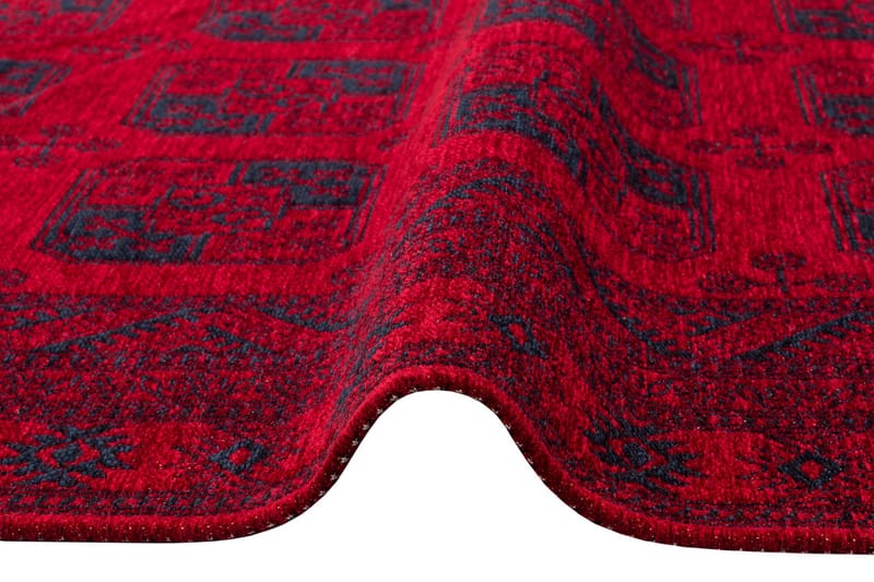 Matta Eko Hali 160x230 cm - Röd/Mörkblå - Textil & mattor - Matta - Modern matta - Friezematta