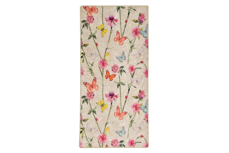 Matta Haldun 160x230 cm - Flerfärgad/Sammet - Textil & mattor - Matta