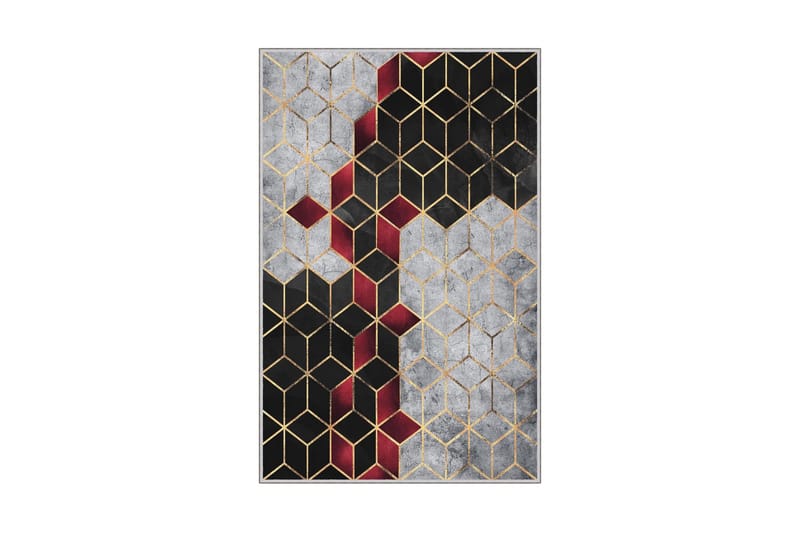 Matta Homefesto 180x280 cm - Multifärgad - Friezematta - Wiltonmatta - Stor matta