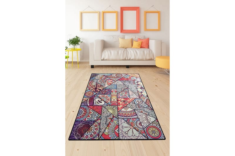 Matta Keelti 160x230 cm - Flerfärgad/Sammet - Textil & mattor - Matta - Stor matta