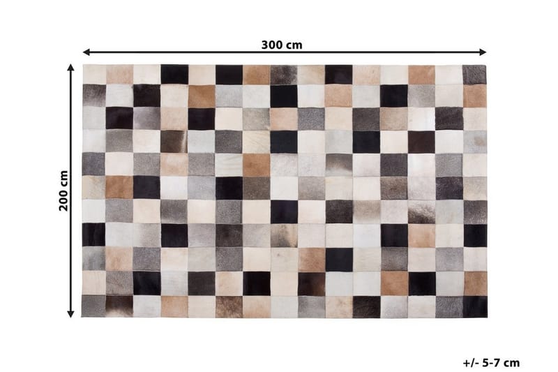 Matta Soke 200x300 cm - Brun/Beige/Grå - Textil & mattor - Matta - Stor matta