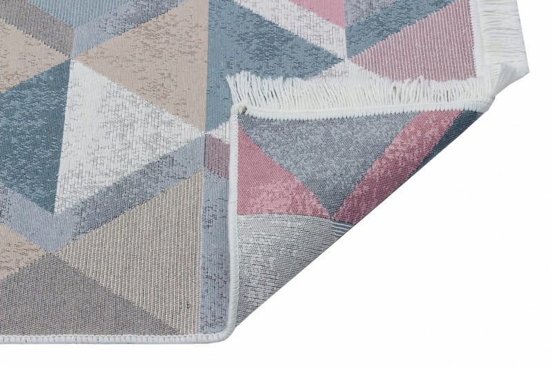 Mihriban Matta 160x230 cm - Blå/Rosa/Beige/Grå/Bomull - Textil & mattor - Matta