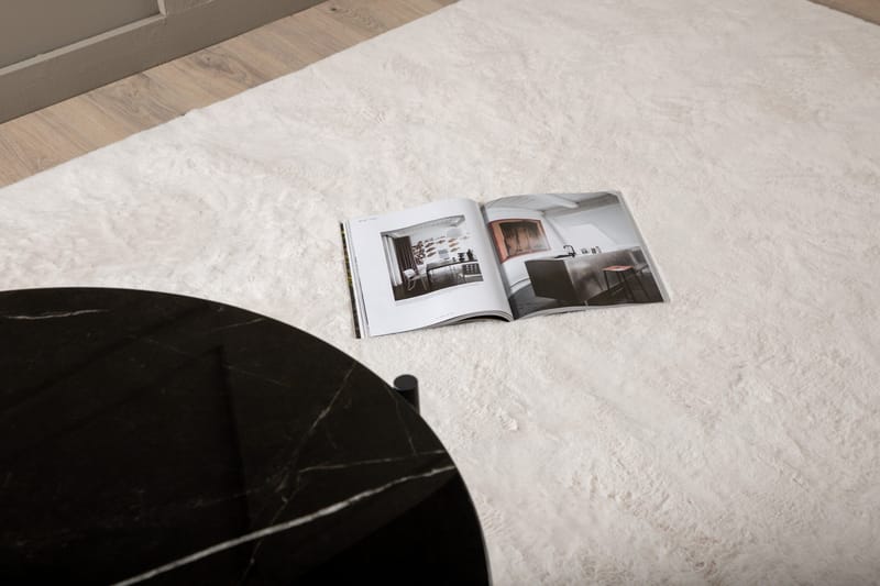 Nina Flatvävd Matta 160x230 cm - Vit - Textil & mattor - Matta - Flatvävd matta