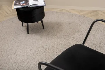 Teddy Ryamatta Rund 200 cm - Grå - Textil & mattor - Matta - Modern matta - Ryamatta