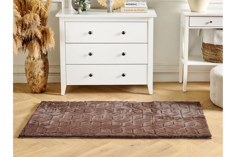 Thatta Skinnmatta 80x150 cm - Brun - Textil & mattor - Matta - Små mattor