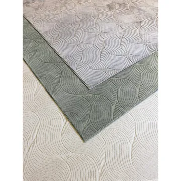 Tvättbar Matta Castello Wave - Grå - Textil & mattor - Matta - Flatvävd matta