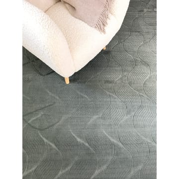 Tvättbar Matta Castello Wave - Green - Textil & mattor - Matta - Flatvävd matta