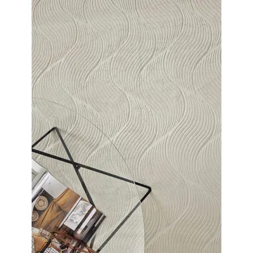 Tvättbar Matta Castello Wave - Natur - Textil & mattor - Matta - Flatvävd matta