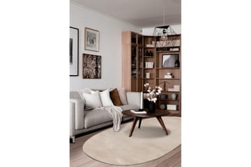 Tvättbar Matta Soft Shape - 160x230 cm, Melerad Linne - Textil & mattor - Matta - Flatvävd matta