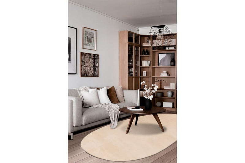 Tvättbar Matta Soft Shape - 160x230 cm, Natur - Textil & mattor - Matta - Flatvävd matta
