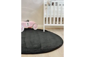 Tvättbar Matta Soft Shape - 160x230 cm, Svart - Textil & mattor - Matta - Flatvävd matta