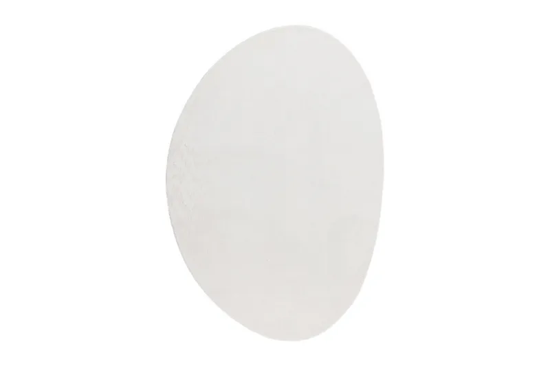 Tvättbar Matta Soft Shape, 160x230 cm, Vit