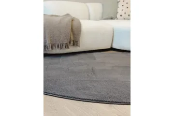 Tvättbar Matta Soft Shape - 200x290 cm, Grafit - Textil & mattor - Matta - Flatvävd matta