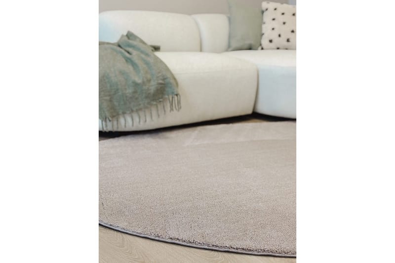 Tvättbar Matta Soft Shape - 200x290 cm, Melerad Linne - Textil & mattor - Matta - Flatvävd matta