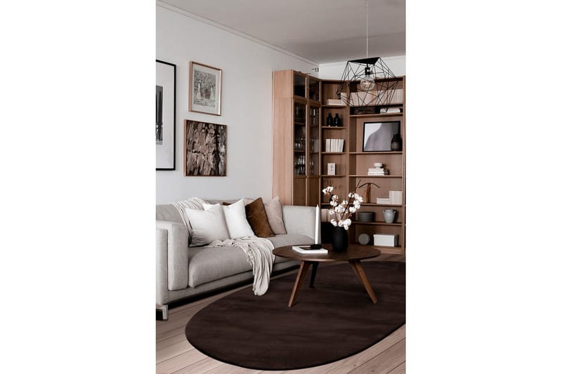 Tvättbar Matta Soft Shape - 240x340 cm, Choklad - Textil & mattor - Matta - Flatvävd matta