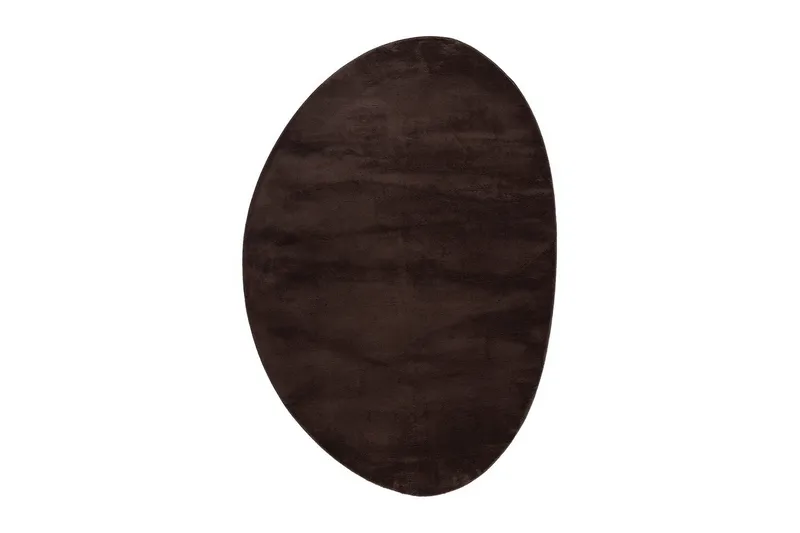 Tvättbar Matta Soft Shape, 240x340 cm, Choklad