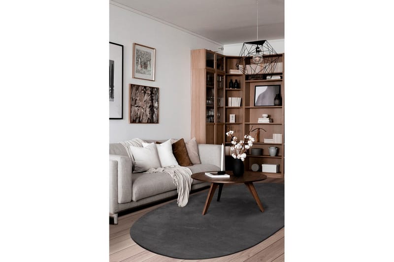 Tvättbar Matta Soft Shape - 240x340 cm, Grafit - Textil & mattor - Matta - Flatvävd matta