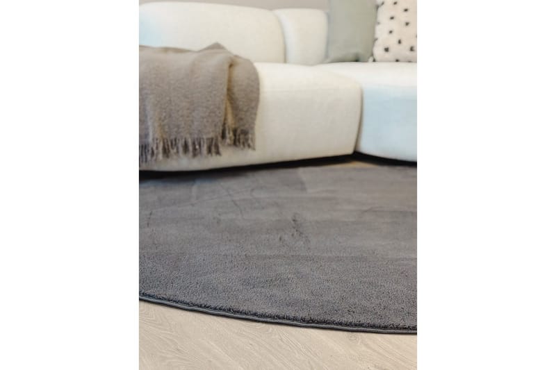 Tvättbar Matta Soft Shape - 240x340 cm, Grafit - Textil & mattor - Matta - Flatvävd matta