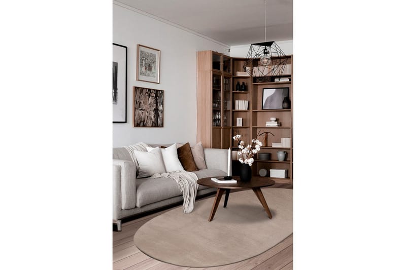 Tvättbar Matta Soft Shape - 240x340 cm, Greige - Textil & mattor - Matta - Flatvävd matta